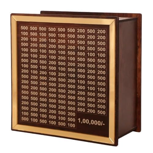 1 LAKH MONEY SAVING BOX