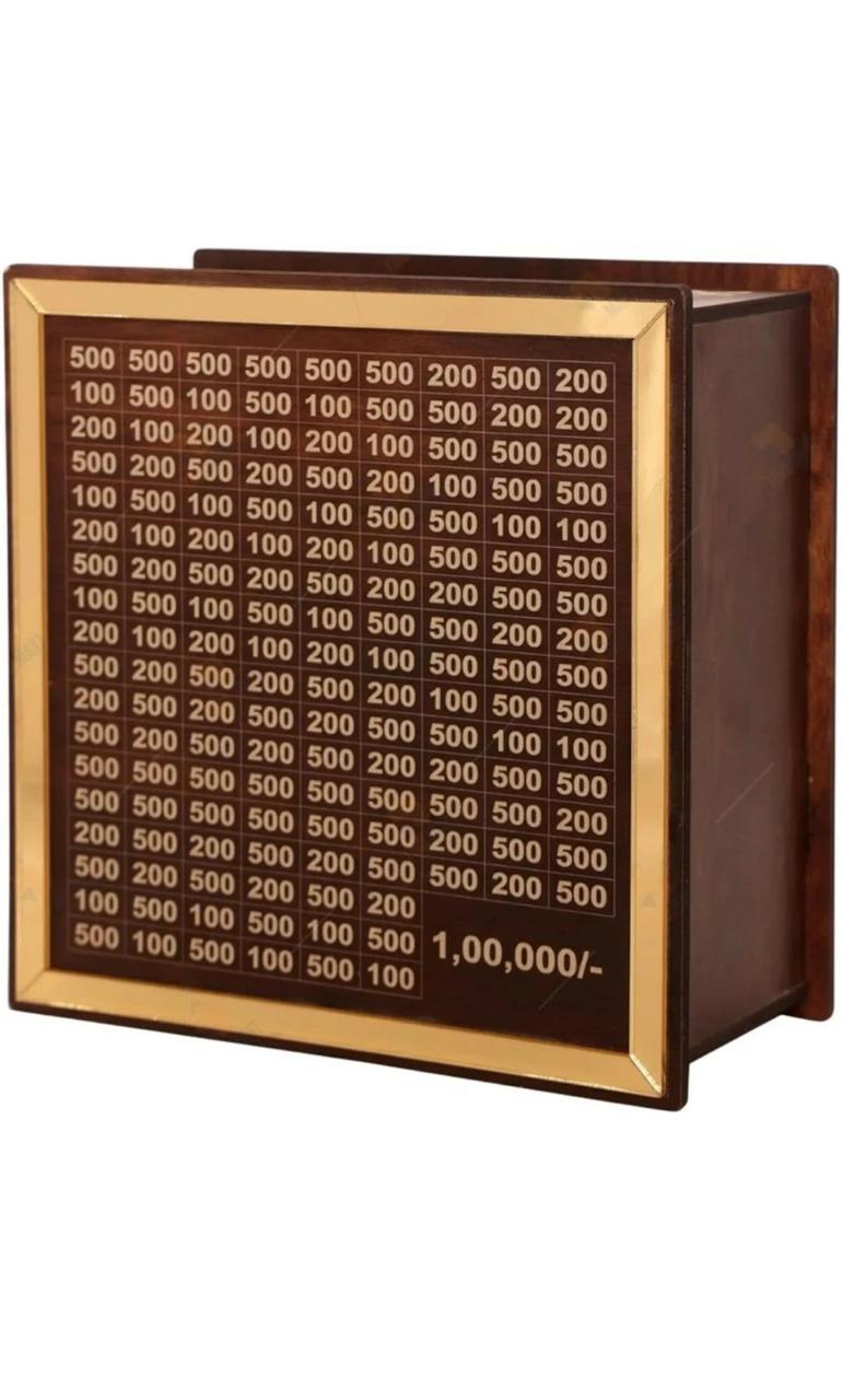 1 LAKH MONEY SAVING BOX