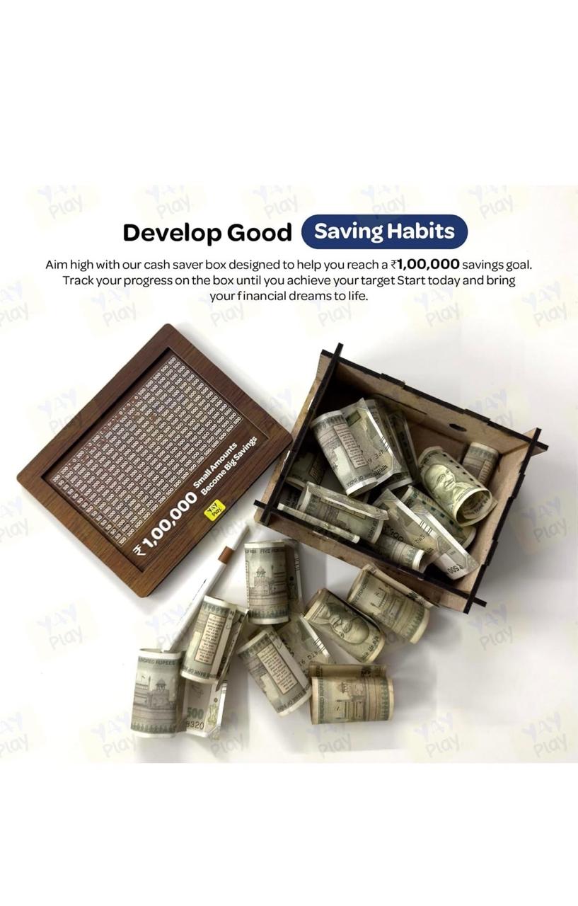 1 LAKH MONEY SAVING BOX